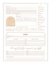 Load image into Gallery viewer, Daily Blogger Planner