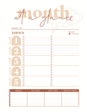 Load image into Gallery viewer, Daily Blogger Planner