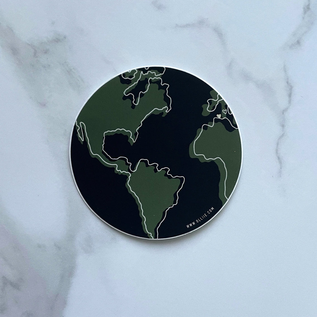 Around the World - Black/Green